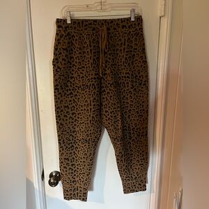 Nili Lotan leopard print Nolan Sweats